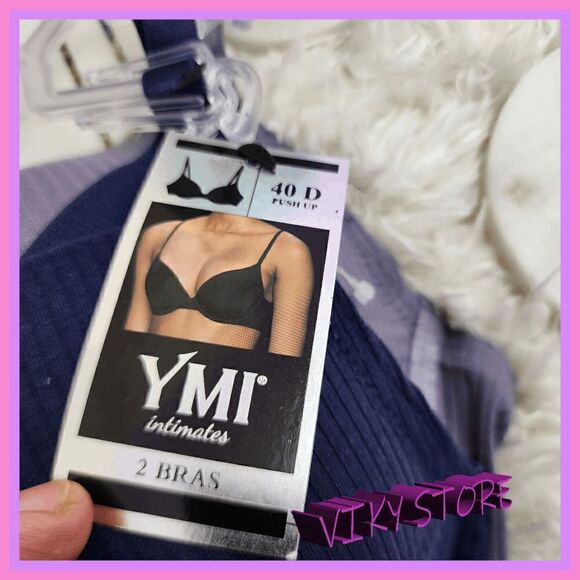 YMI Pack of 2 Push Up 40D Bras New With Tags - Picture 2 of 6